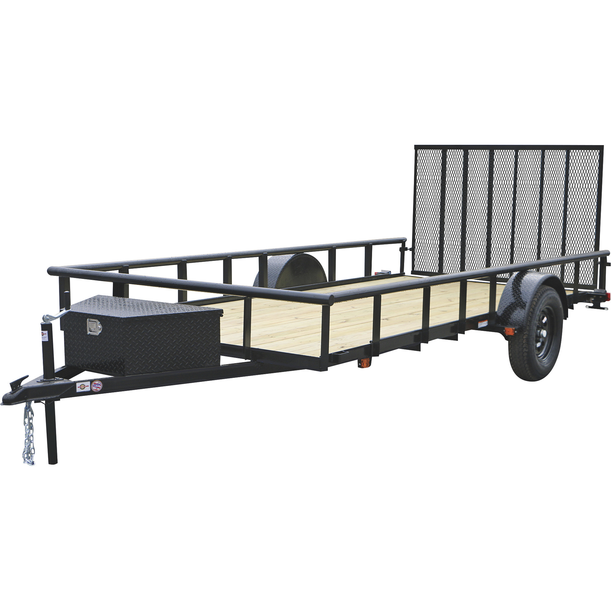 Carry-On Trailer 6ft. x 14ft. Utility Trailer, 2090-Lb. Capacity, Model# 6X14GWPTLEDNT